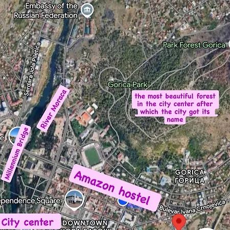 Amazon Center אכסניה פודגוריצה